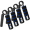 Handtrainer Fingertrainer, 4Pack Unterarmtrainer für maximale Griffkraft, Griffkraft Trainer aus gehärtetem Stahl und Aluminium, fingerhantel mit Griffpolster