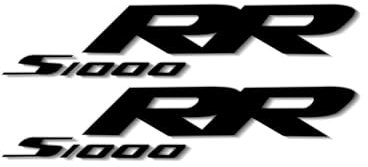 MPODYTSF Aufkleber für Motorrad Für BMW S1000RR S 1000 RR Motorradaufkleber Reflektierender Kraftstofftankaufkleber(Nero)