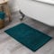 Brentfords Bathroom Mat Noodle, Super Absorbent Non Slip Bath Mat Extra Soft Thick Bath Mat Material Quick Drying Comfy Bath Rug for Bathroom Floor - Teal Green