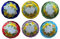 La Maison Unique: Set 12 Piatti in Ceramica di Vietri Decoro Limoni 6 Piani + 6 Fondi Design Tradizionale Costiera Amalfitana Made in Italy 22106250900