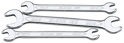 Draper 5468 6BA Elora Midget Double Open End Spanner, Pack of 4