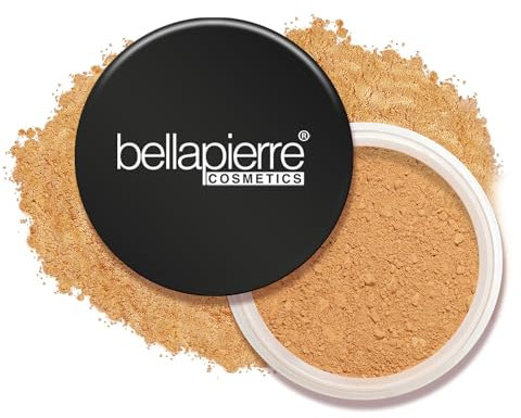 Bellapierre Cosmetics, Fondotinta minerale in polvere, 9 g, Brown Sugar