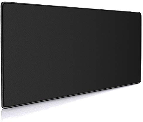 Cmhoo Grand Tapis de Souris Professionnel XXL et Tapis de Souris de Jeu d'ordinateur (90 x 40 cm, Noir)