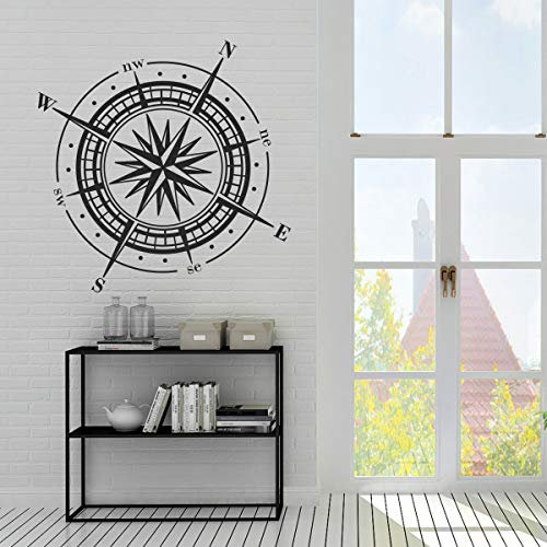 Wandtattoo Maritim Nautical Kompass Compass Wandaufkleber Wanddeko Küste