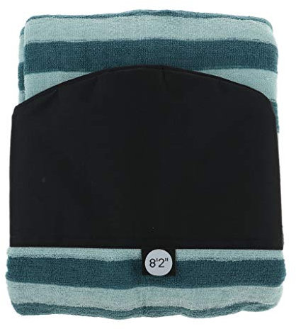 perfk Stretch Socke Surfboard Surfbrett Schutzhülle Boardbag für Surfbrett, Shortboard, Funboard, Windsurfboard, Rund-Spitze, 8.2ft
