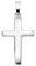 Jobo Damen-Anhänger Kreuz aus 585 Weißgold