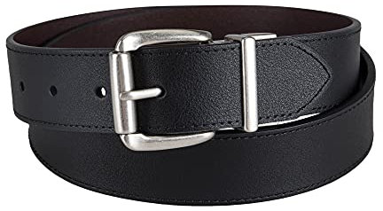 Dickies Damen-Wendegürtel, Schwarz/Braun, XL