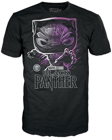 Funko Boxed Tee: Marvel - Black Panther - Extra Large - (XL) - T-Shirt - Clothes - Gift Idea - Short Sleeve Top for Adults Unisex Men and Women - Official Merchandise - Movies Fans