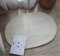 SWECOMZE Jute Teppich Boho Handmade Geflochten Oval Teppich Fur Wohnzimmer,Schlafzimmer,Badezimmer,Kinderzimmer Tatami Bauernhaus Bad 65 * 45cm (Beige)