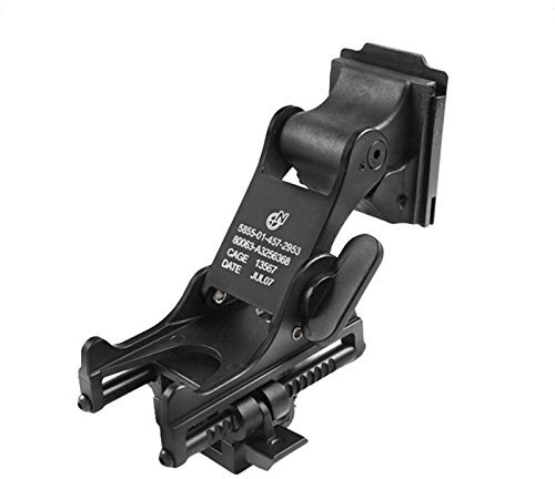 CeFurisy Helmhalterung taktisches Nachtsichtgerät, Helm Rhino Armhalterung Flip Up Mount Kit Stoßfest PSV-7 PSV-14