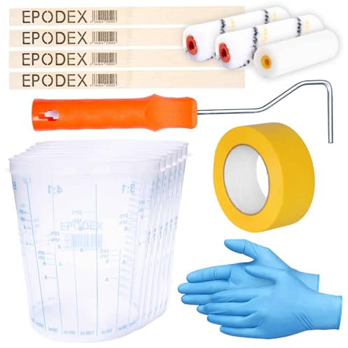 EPODEX® Epoxidharz Zubehör-Set für Oberflächenbeschichtung