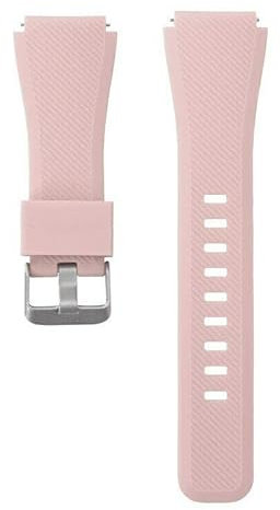 Compatible For Huami Amazfit BIP/Lite/GTR 42mm / GTS/GTS 2/ BIP U/BIP S/GTS 2 Mini/GTS 2e Strap Silicone Fitness Wrist Smart Watch Band (Pink)