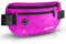 praxxim Bauchtasche für Damen und Herren - EXTRA FLACH - Hüfttasche für Handys bis 7 Zoll - Gürteltasche ideal zum Sport, Reisen und als Lauftasche für Jogging - Bauchtasche pink, stylisch