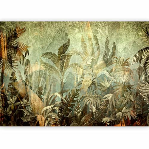 murando Fotomurales autoadhesivos Tropical Hojas 392x280 cm Papel Pintado | coración Pared Murales Pegatina corativos adhesivos 3d Fotográfico Selva Naturaleza como pintado