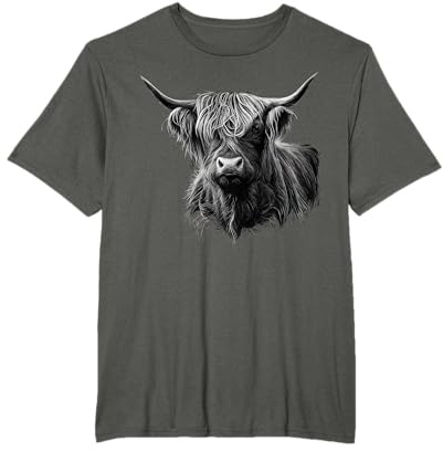 Schottisches Hochland-Rinder, Geschenk für Bauern T-Shirt