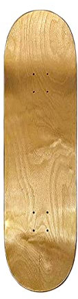 Skateboard-Deck für Kunst, 8-lagig, 21 cm, 100 % Ahorn, kein Schleifen erforderlich, um Ihr Deck anzupassen