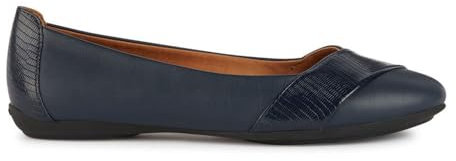Geox Damen D Charlene A Ballet Flat, Navy, 40 EU