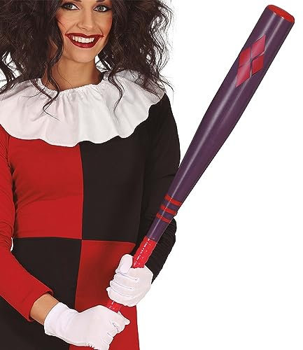 Fiestas Guirca Baseballschläger, Harlekin, gefährlich, 75 cm, für Erwachsene – Kostümzubehör – Cosplay für Halloween – Thema(e):