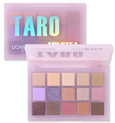 UCANBE Neutrale Lidschatten-Palette, 15 Farben, Nude, matt, schimmernd, reflektierender Glitzer, Augen-Make-up-Palette, mischbar, natürliche, warme und kühle Pigmente, Sombras de Ojos Geschenk-Set