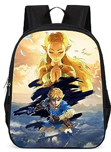 Hanaiette 1pc The Legend of Zelda: Tränen des Königreichs Rucksack Animation Rucksack Schüler Schultasche Leinwand Tasche