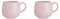 Mason Cash Embossed Honeycomb Pink Mug, 35 CL (Pack of 2)