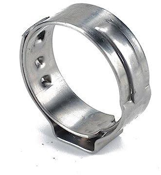 Veemoon 10 Pièces Colliers De Serrage Simple Oreille Collier De Serrage Pince De Serrage Acier Inoxydable
