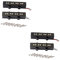 TOYANDONA String Bass Pickup Set Für Jazz Gitarre Offene Tonabnehmer Für Bridge Und Hals Schrauben Und Federn Schwarz