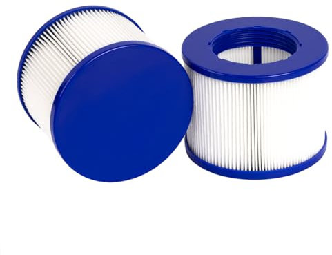 YanBan 2 Piezas de Repuesto de Filtro Tipo Vi Compatible con GYMAX SPA, para jacuzzis la mayoría, filtros de Piscina inflables