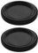 YINETTECH 2 x Kamera-Gehäusekappen, Ersatzteil kompatibel mit Nikon F Objektivhalterung Kamera F3 FM2 F4 D6200 D5600 Df D3 D600 D810 F5 D100 D750 D70 D700