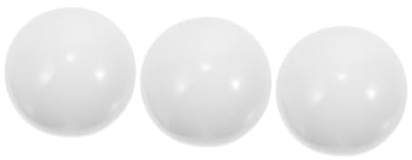 COSMEVIVI 3St Trackball Roulette Billard- befüllbare Kugeln runden bullittrain mitgebsel Fussball Spielzubehör ballspiel ballrinas ballisto Radperlen für Stange Heimspiel-Radperlen Harz Weiß
