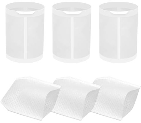 Smilefil 3 Vorfilter + 3 Filter für Makita CL100 / 106/180 DCL180 Staubsauger Zubehör Staubsaugerbeutel, Vorfilter Teil 451208-3, Filter Teil 443060-3