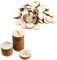 200 PCS Runde Naturholzscheiben, 3cm Runde Holzscheiben zum Basteln für DIY Basteln, Hochzeit Mittelstücke, Scrapbooking, Malen, Dekoration, Holz Log Scheiben für Kreative Handwerksprojekte