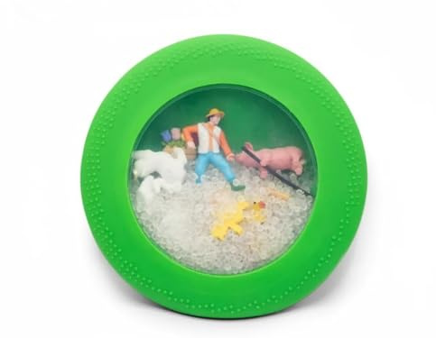 Jellystone Designs Peek-a-Boo Sensory Bag - Farm Themed Sensory, Squishy & Tactile Fidget Toy. Find the Hidden Surprises. Silicone. Boys & Girls 18 Months +