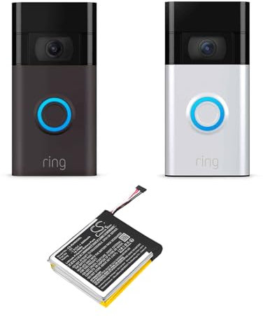 Ersatz Akku für Ring 2 Generation, 5UM5E5, Video Doorbell 2nd PN:Ring S2 5200mAh / 19.76Wh