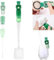 Multifunctional Water Bottle Cleaning Brush Set - Long Handle Brush with Straw Cleaner for Small Spaces, Perfect for Bottles, Cups, Teapots & Reusable Drinkware (Green)
