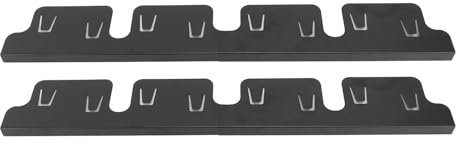 2 Pairs Stainless Steel Stove Gap Covers, 35x10CM Adjustable Oven Gap Filler Stove Guard Microwave Trim Kit for Kitchen