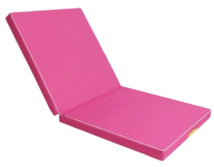 Qianly Tapis de Sport pour entraînement Musculaire, Portable et Pliable, adapté à l'intérieur et à l'extérieur, Rose