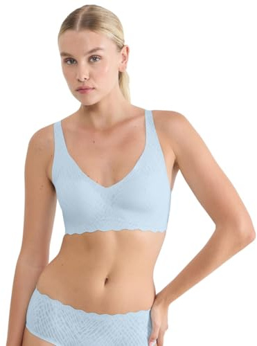 Sloggi Zero Feel Bliss Soft Bra Light Blue