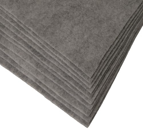 maDDma Bastelfilz Bögen 10er-Pack Flex Filz DIN A4, Stärke 1,5-2mm, Filzplatte, 50 Farben