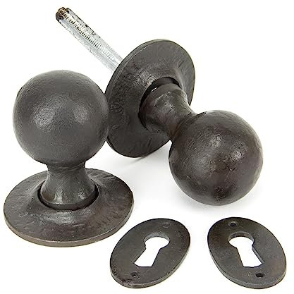 From the Anvil Beeswax Round Mortice/Rim Knob Set