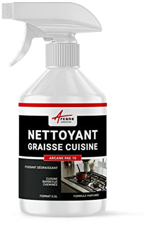 Nettoyage graisse, dégraisser, cuisine, hotte, insert, bbq, barbecue, cheminée, videordures, ventilateur - 0.5 L - ARCANE INDUSTRIES