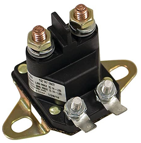 New Stens Starter Solenoid 435-103 Compatible with AYP 109081X, 109446X, 109946, 145673, Husqvarna 523146154, 532109081, 532109946, 532145673, Toro 110116, 1101162, 110167, 47-1910, 740207