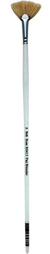 Martin/ F. Weber Bob Ross Fan Blender Brush 1/Pkg-Dimensione 3