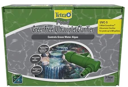 Tetra Pond GreenFree UV Clarifier UVC-5 for Clean & Clear Ponds