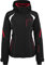 Bergson SNOWTASTIC | Damen Skijacke, wattiert, 20000mm Wassersäule, Black/Chinese red [9014], 48 - Damen