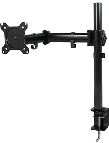 ARCTIC Z1 Basic - Desk Mount Single Monitor Arm, Monitor stand for up to 34/38 Ultrawide, up to 15 kg (33 lbs) weight, 360° rotation, Easy Monitor adjustment - Black