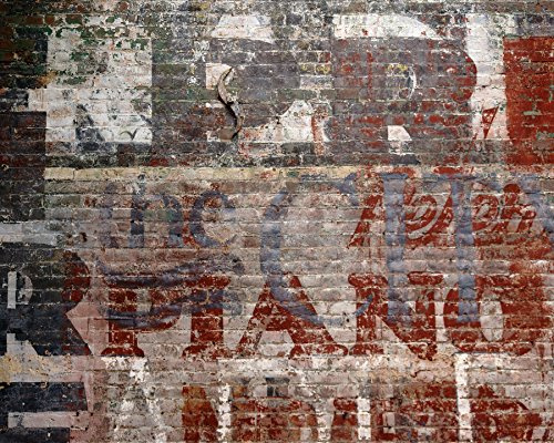 Wall Rogues WR50507 3 x 2.4 m Warehouse Brick Mural Wallpaper - Grey