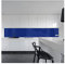 KeraBad Küchenrückwand aus Aluverbund, Spritzschutz Küche, 3mm dick, Marineblau, 30x140cm