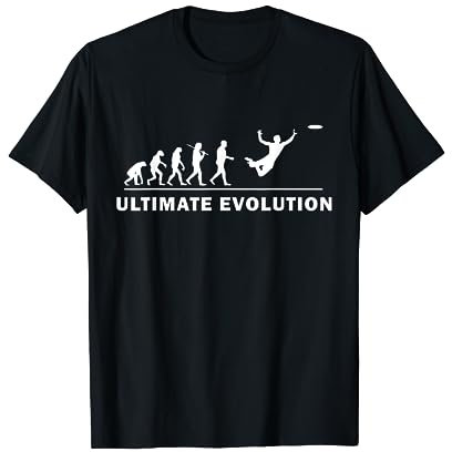 Ultimate Evolution Frisbee T-Shirt | Outdoor Sports Tee T-Shirt
