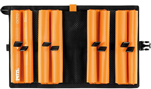 PETZL Octo Eisschraubentasche zum Schutz und für den Transport von Eisschrauben, kompatibel mit Schrauben von 9 bis 21 cm Länge und bis zu 18 mm Durchmesser,U010AA00